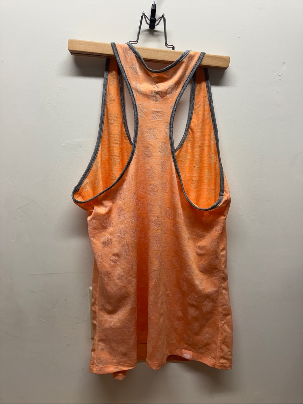 Run Rabbit Orange Racerback Tank Top - Picture 4 of 4